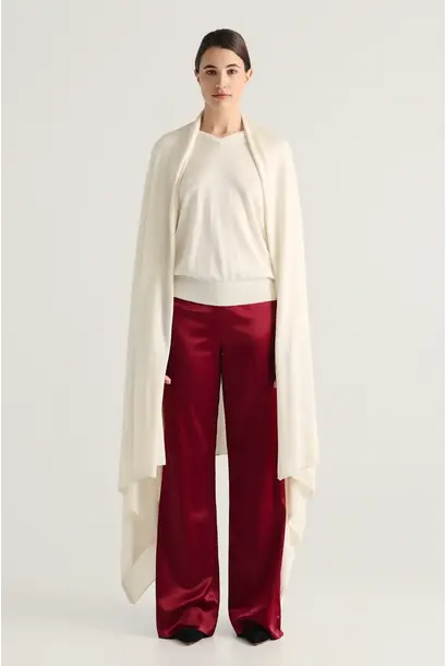 Vivi al Ago - Ivory Ari Silk Cashmere Scarf - Designed in Tasmania