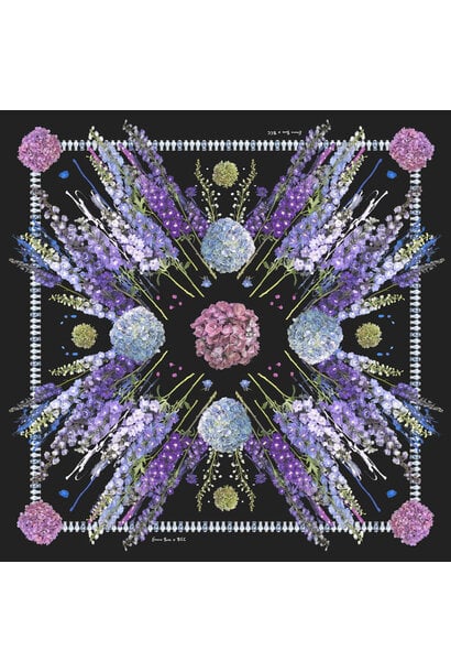 Emma Bass - Breast Cancer Cure Scarf - Wool and silk - 135x135cm