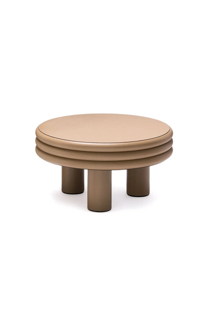 Stephane Parmentier x Giobagnara  - Scala Leather Coffee Table - Large Low - Nappa Leather - Italy