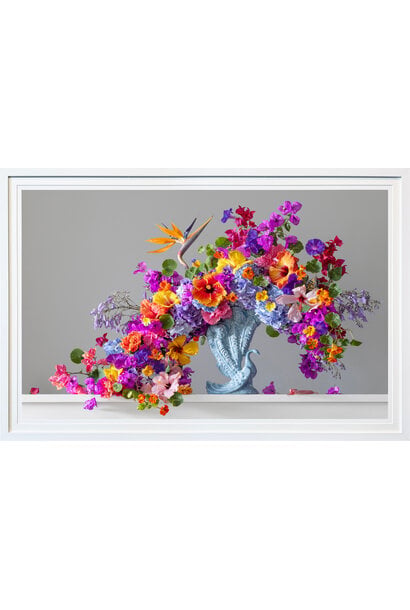 Emma Bass - Florgasm - Photographic print - 80x128cm (89x137cm framed) - White frame with non-reflective glass