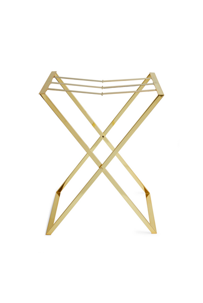 AERIN - Brass Butler Tray Stand