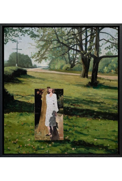 James King - This is how I see you #3, 2026 - Oil on board - 50x45cm