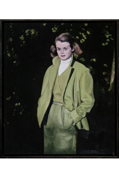 James King - Secret garden, 2026 - Oil on linen, mounted on board - 30x25cm
