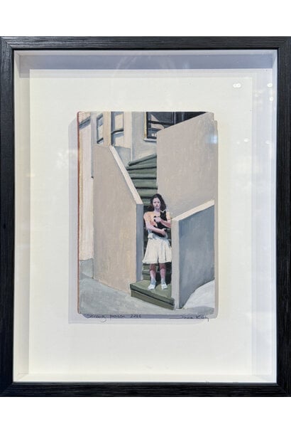 James King - Strong poison, 2026 - Oil on hardcover book - 19x13cm