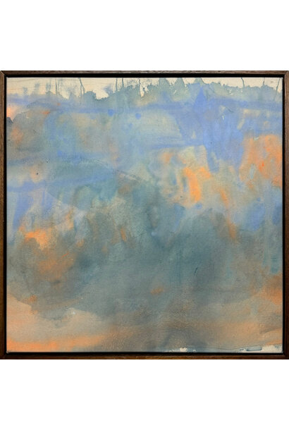 Elliott Nimmo - after us, the flood, 2023 - Oil on canvas - 64x64cm framed