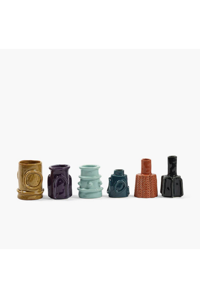Glazed Molly Vases Set of 6 - Serax x Marie Michielssen