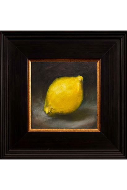 Garth Nichol - Lemon I, 2026 - Oil on dibond - 18x18cm framed