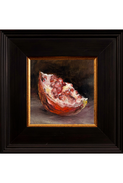 Garth Nichol - Pomegranate II, 2026 - Oil on dibond - 18x18cm framed
