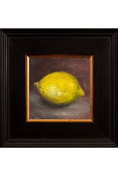 Garth Nichol - Lemon II, 2026 - Oil on dibond - 18x18cm framed