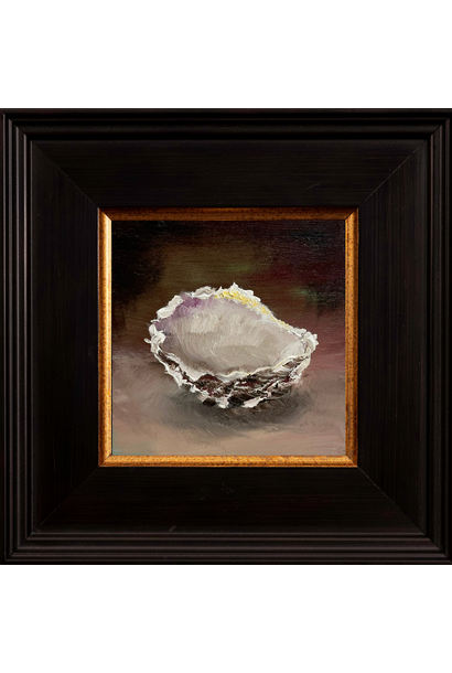Garth Nichol - Shell (On Slate) III, 2026 - Oil on dibond - 18x18cm framed