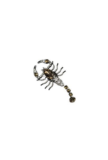 Elphin Lane - Scorpion Brooch - Gold Patina