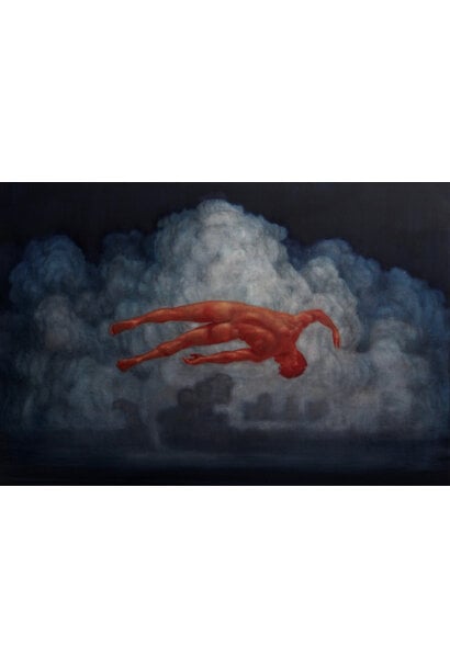 SOLD - Liam Nunan - A body asleep, 2026 - Oil on canvas - 75x110cm