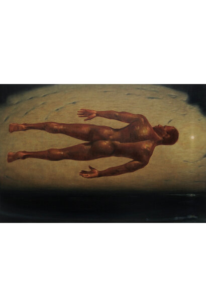 SOLD - Liam Nunan - A body in limbo, 2026 - Oil on canvas - 75x110cm