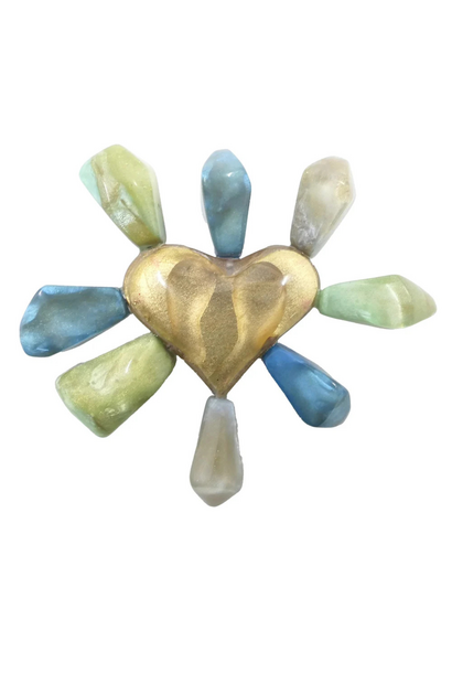 Dominique Denaive - Kanika Brooch Multi Sky - Paris