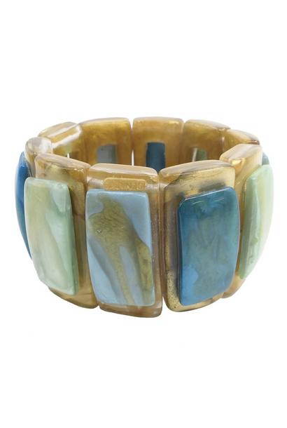 Dominique Denaive - Laika Square Bracelet Multi Sky - Paris