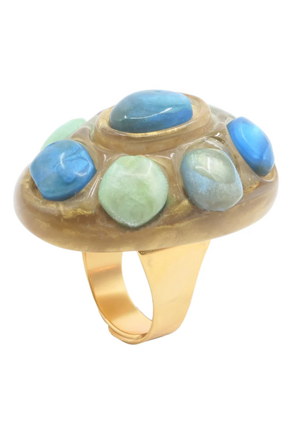 Dominique Denaive - Magda Ring Multi Sky - Paris