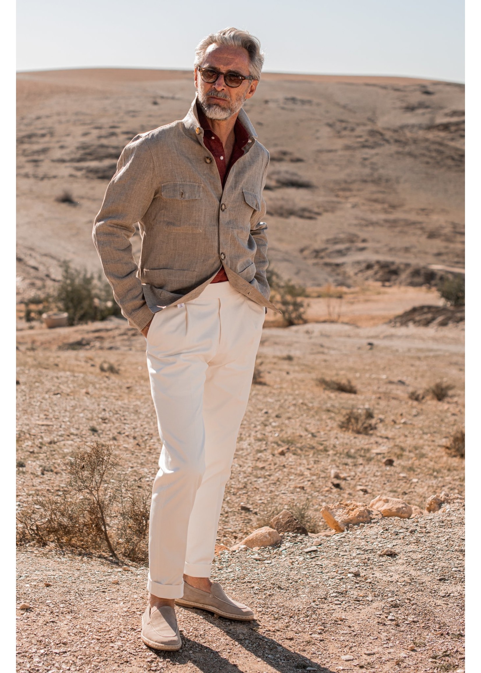 Pini Parma Pini Parma linen safari jacket