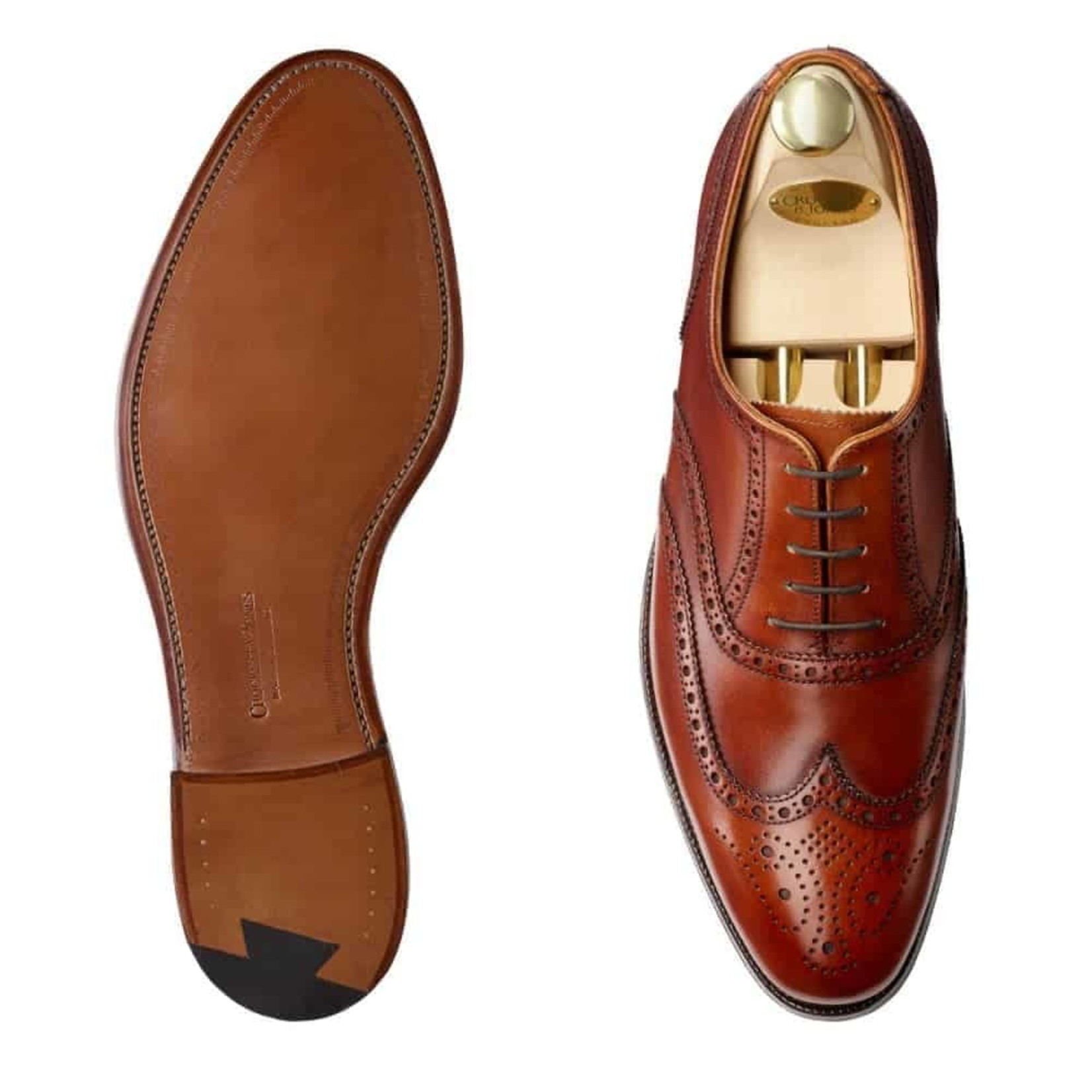 国産正規店 837.CROCKETT&JONES ウィングチップ 6.5E FINSBURY 新品得価