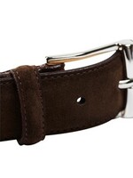 Crockett & Jones Crockett & Jones ceinture en suède brun