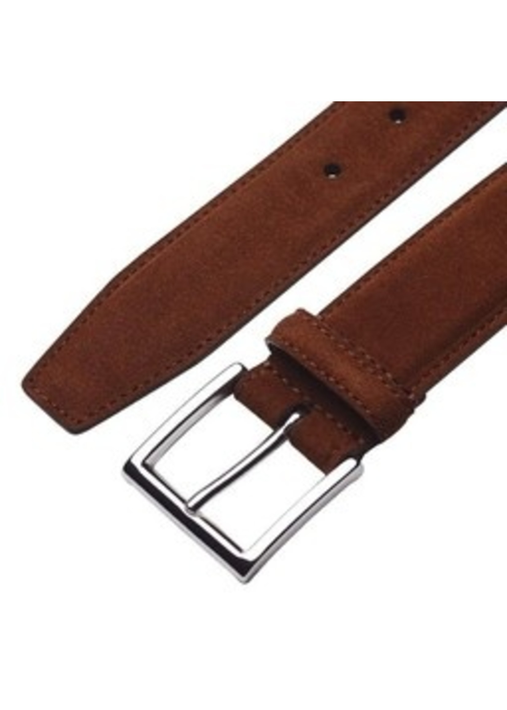 Crockett & Jones Crockett & Jones  ceinture en suède tabac