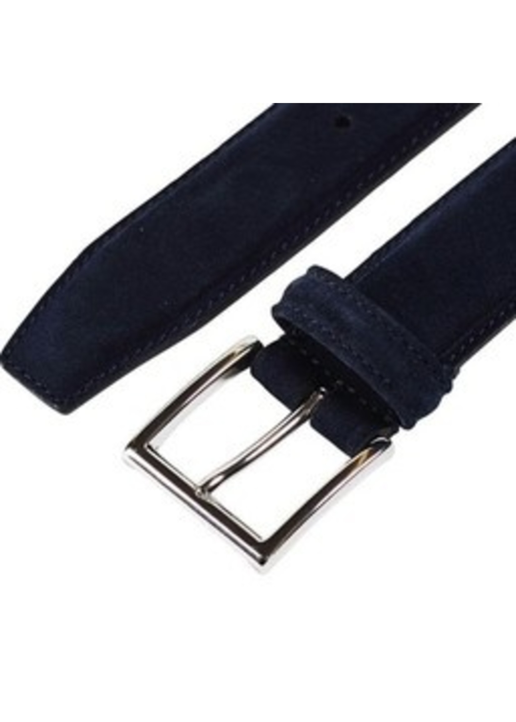 Crockett & Jones Crockett & Jones ceinture en suède marine