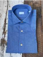 Camiceria Sannino Sannino blue flannel shirt