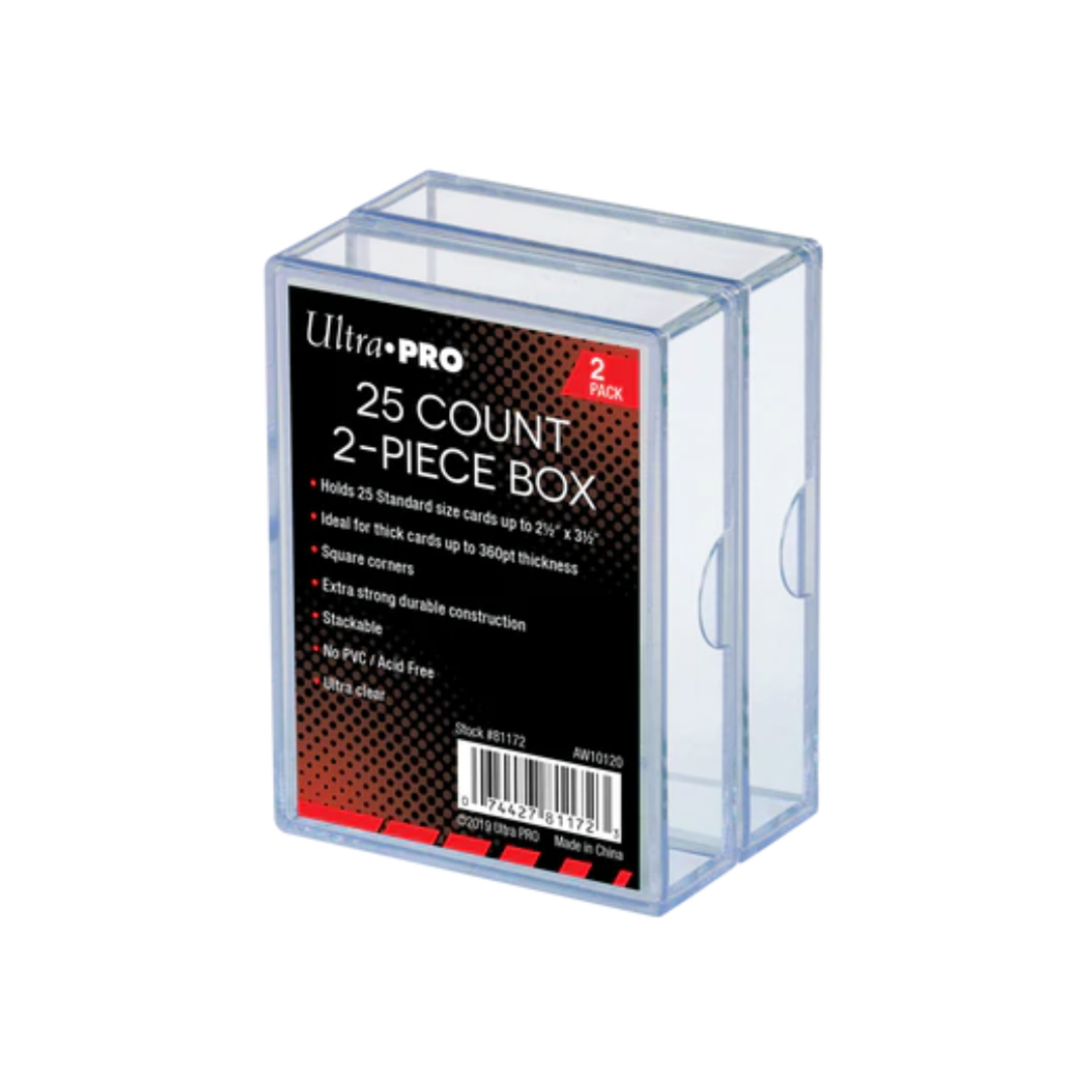 Ultra Pro 2-Piece Box - 25+ (2-Pack)