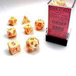 Chessex Kit de Dés Chessex Festive Sunburst/Red 7-Die