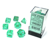 Chessex Kit de Dés Chessex Borealis Light Green/Gold 7-Die