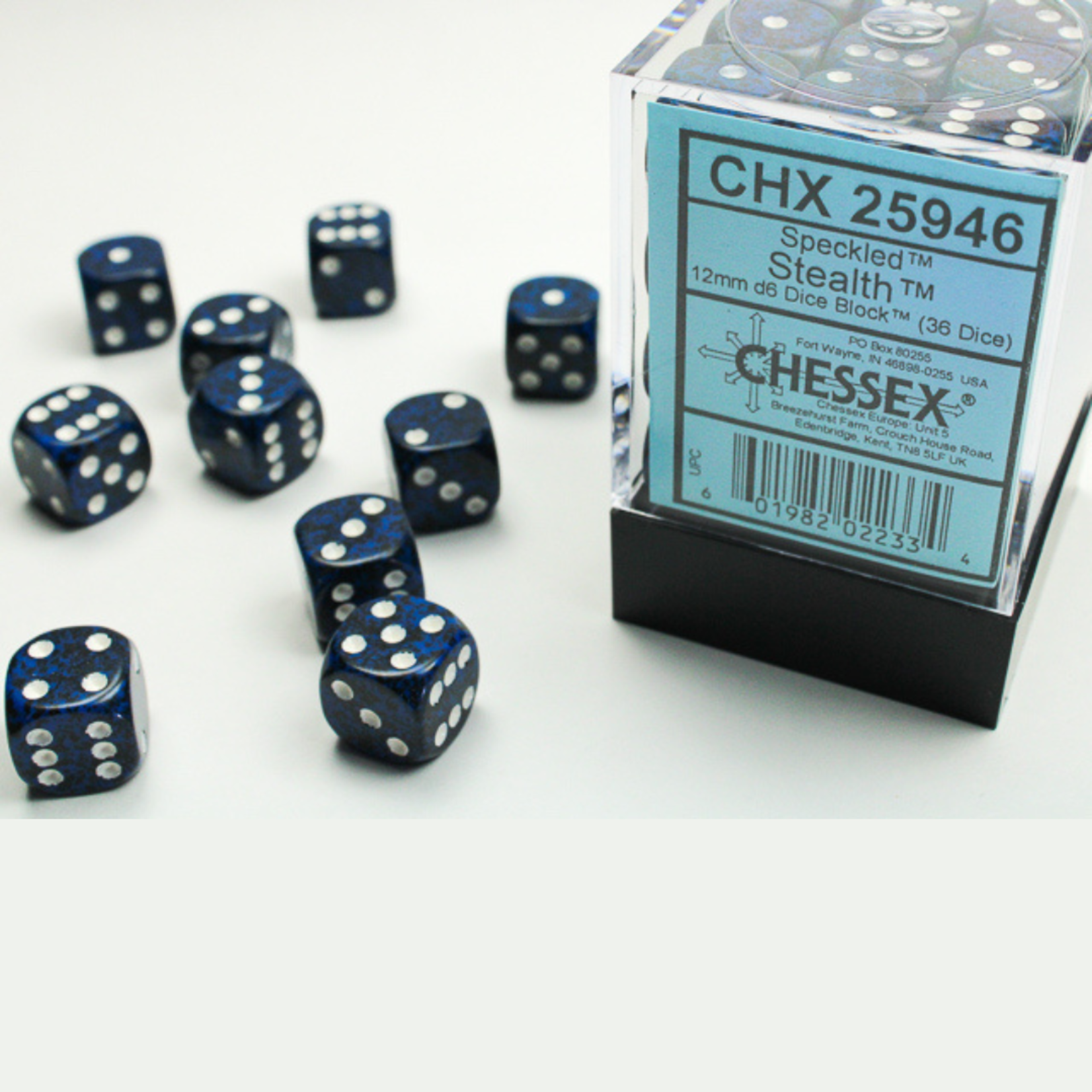 Chessex Kit de Dés Chessex Speckled Stealth 36d6