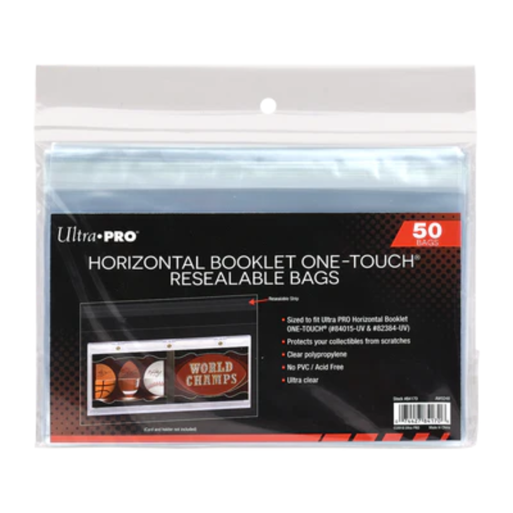 Accessoires Resealable Bags - One-Touch Horizontal Booklet (100)
