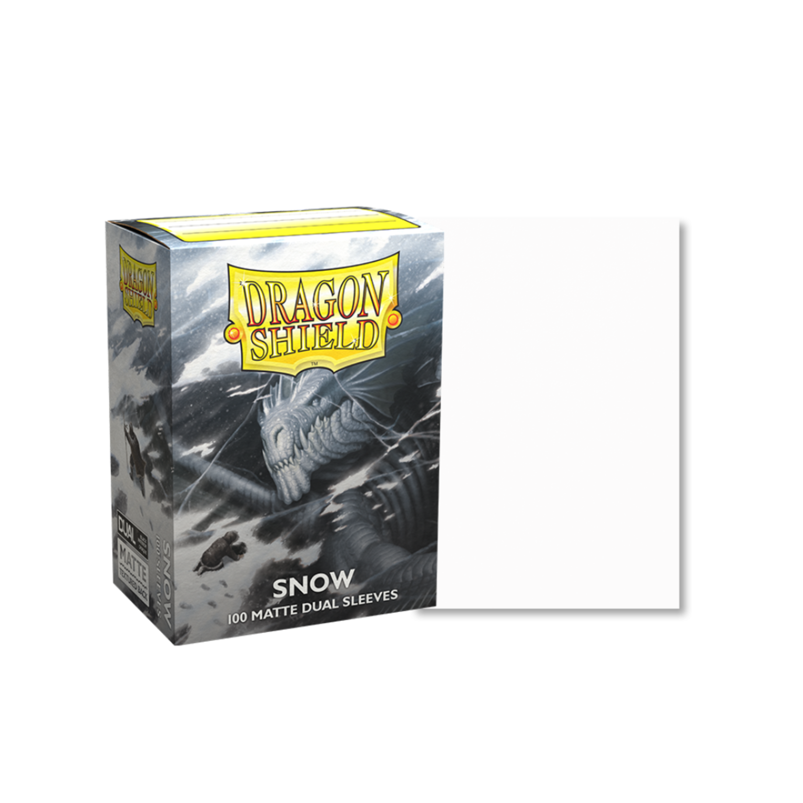 Accessoires Sleeves Dragon Shield Dual Matte - Snow