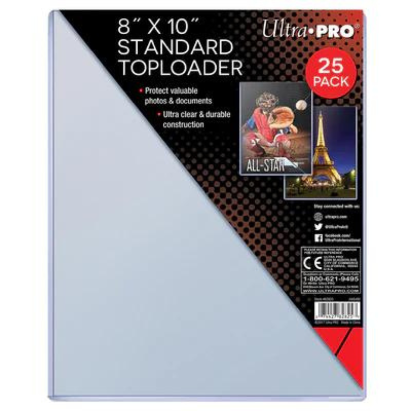 Accessoires Toploader - 8" X 10" (25)