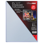 Ultra Pro Toploader - 8-1/2" X 11" (25)