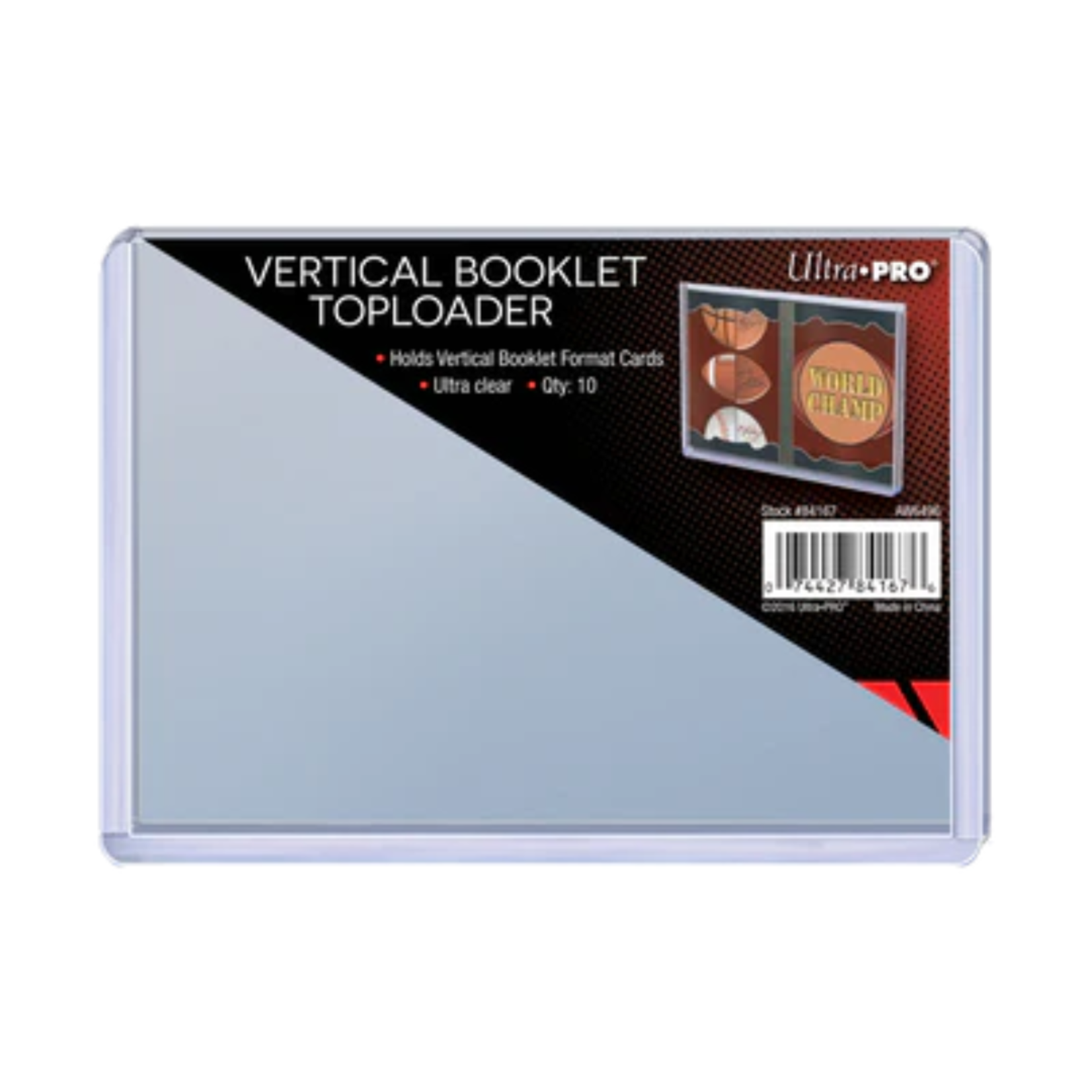 Ultra Pro Toploader - Vertical Booklet (10)