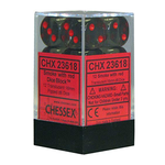 Chessex Kit de Dés Chessex Translucent Smoke/Red 12d6