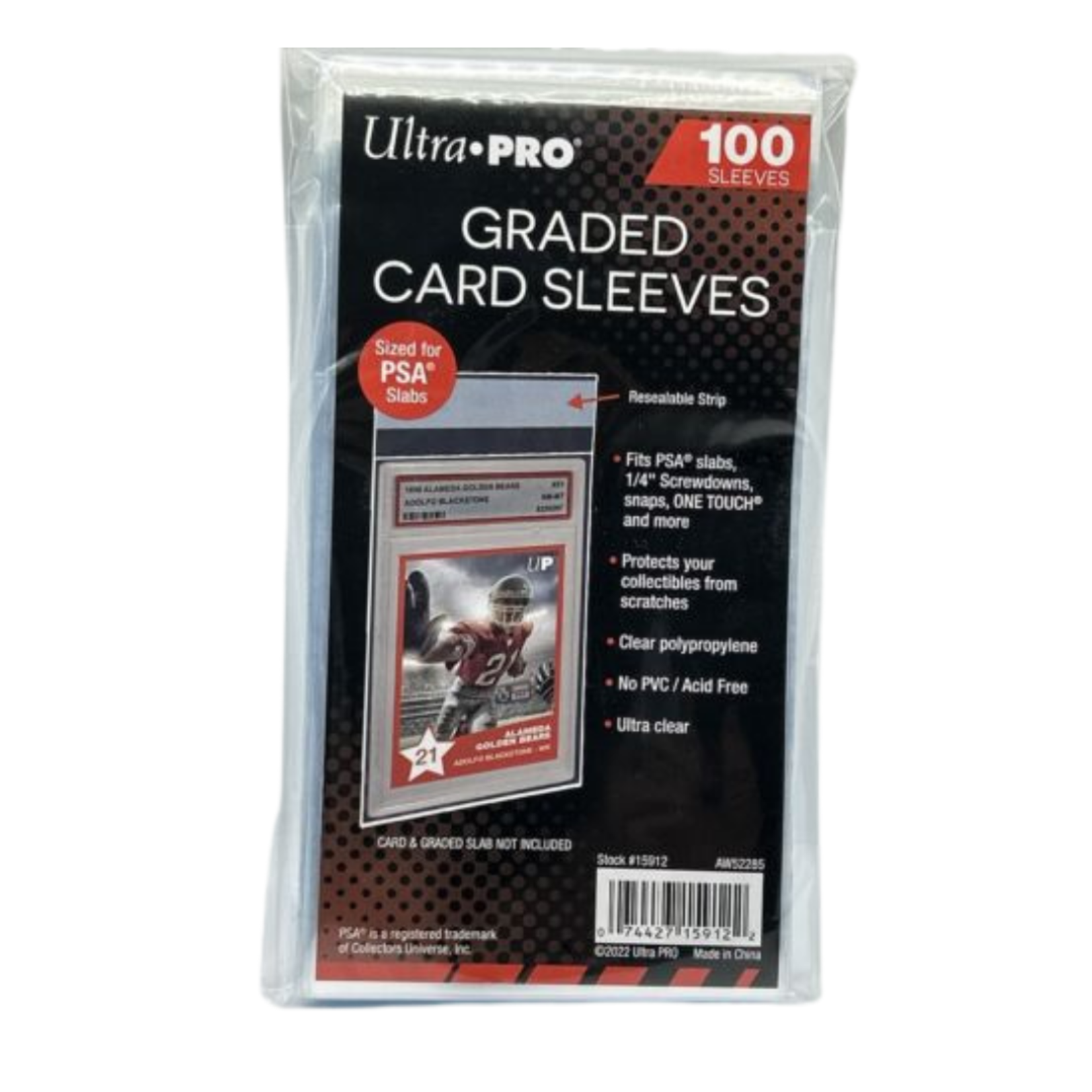 Accessoires Resealable Bags - Graded Card - PSA (100)