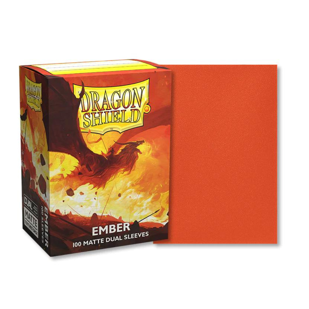 Sleeves Dragon Shield Dual Matte - Ember