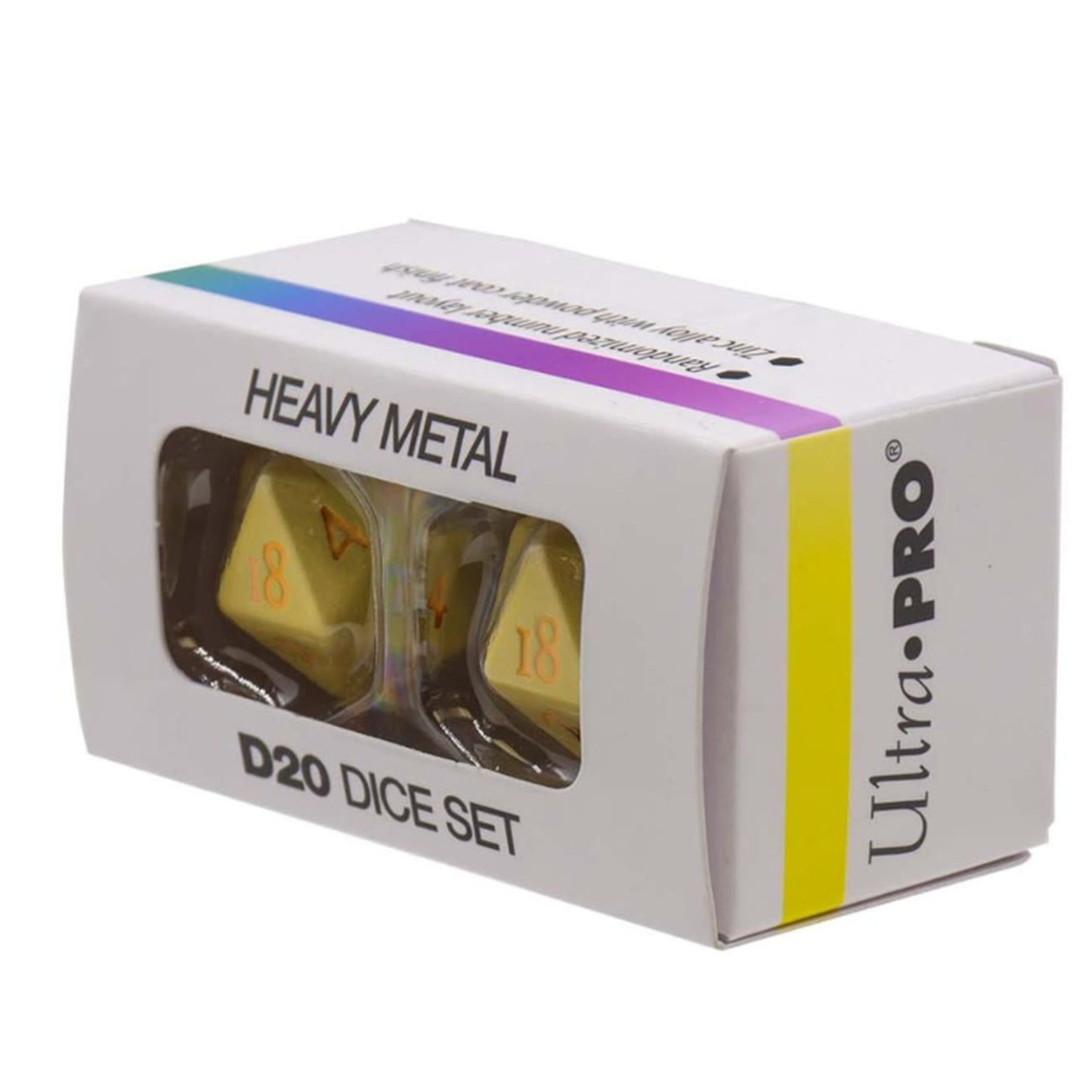 Accessoires Heavy Metal Dice - Vivid Yellow