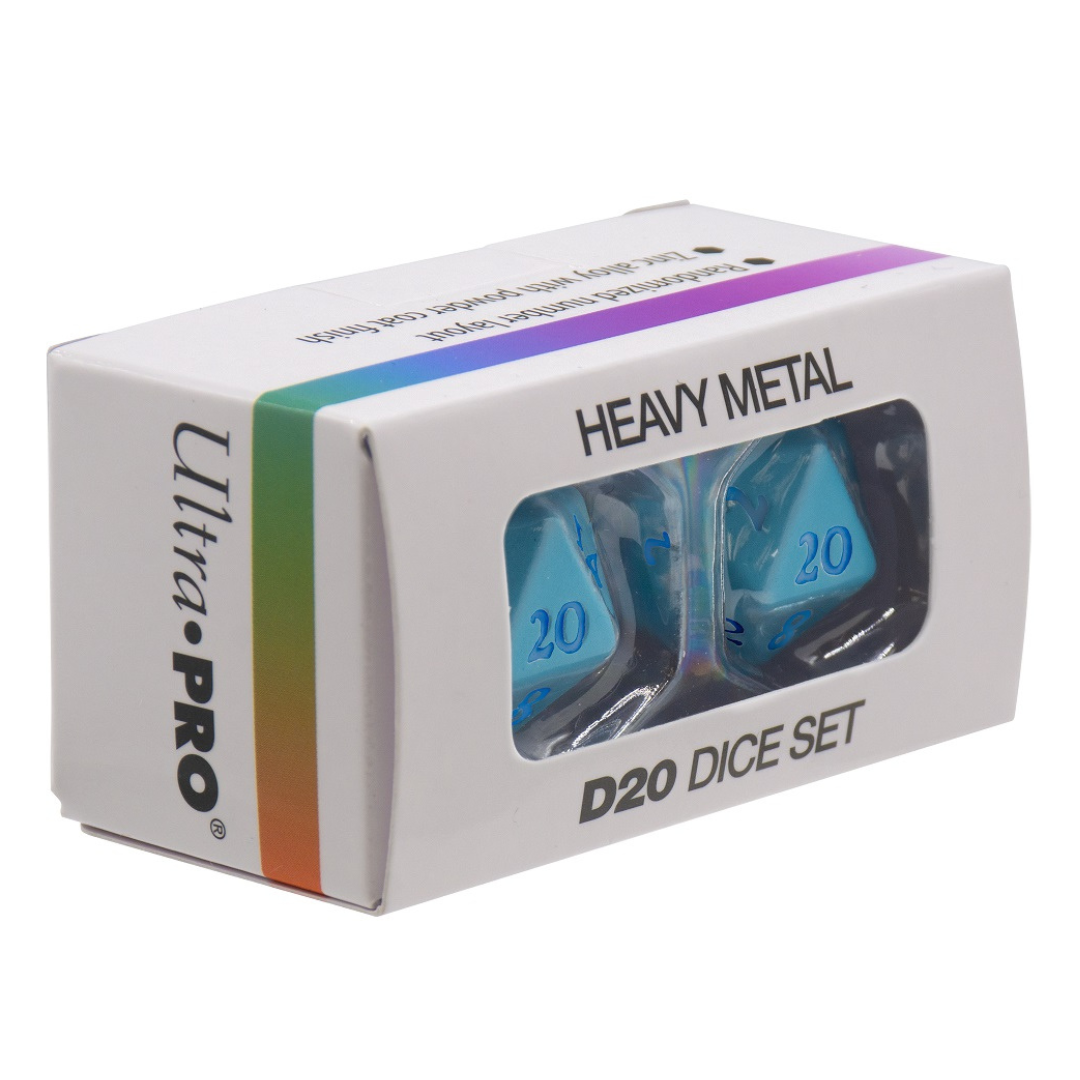 Heavy Metal Dice - Vivid Light Blue