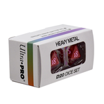 Ultra Pro Heavy Metal Dice - Vivid Red