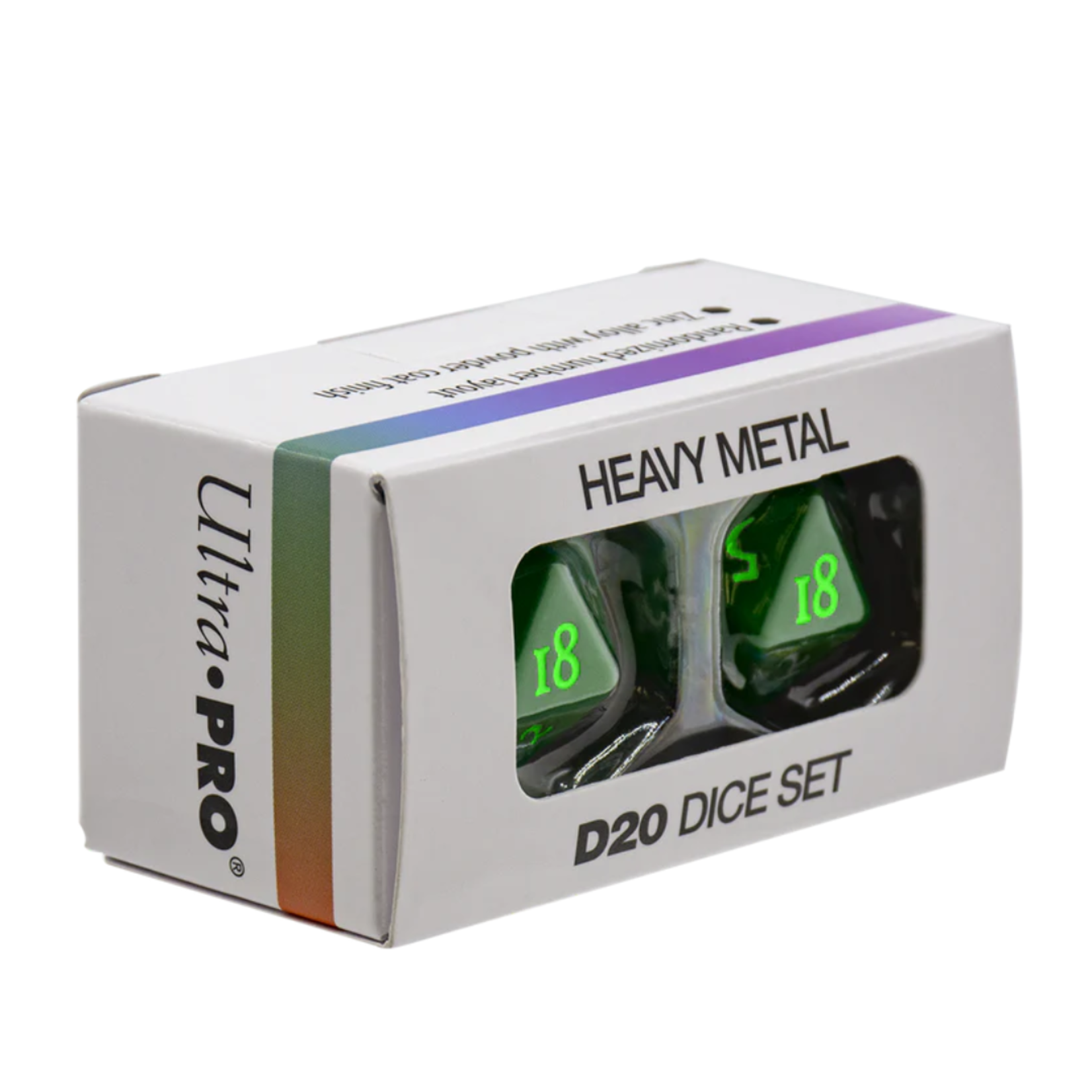 Ultra Pro Heavy Metal Dice - Vivid Green