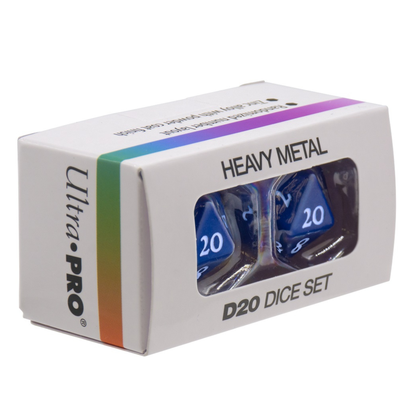 Ultra Pro Heavy Metal Dice - Vivid Blue