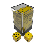 Chessex Kit de Dés Chessex Opaque Yellow/Black 12d6