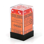 Chessex Kit de Dés Chessex Translucent Orange/White 12d6