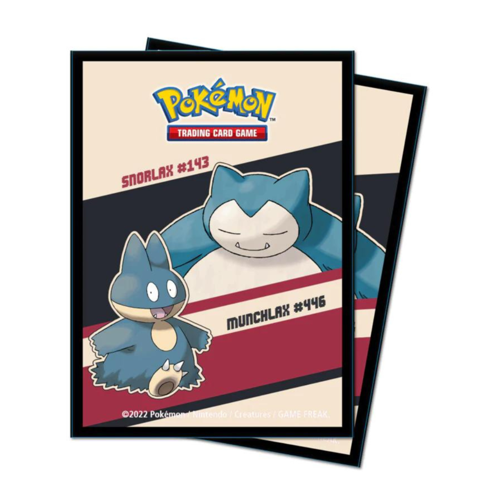 Accessoires Sleeves Pokemon (65) - Snorlax/Munchlax