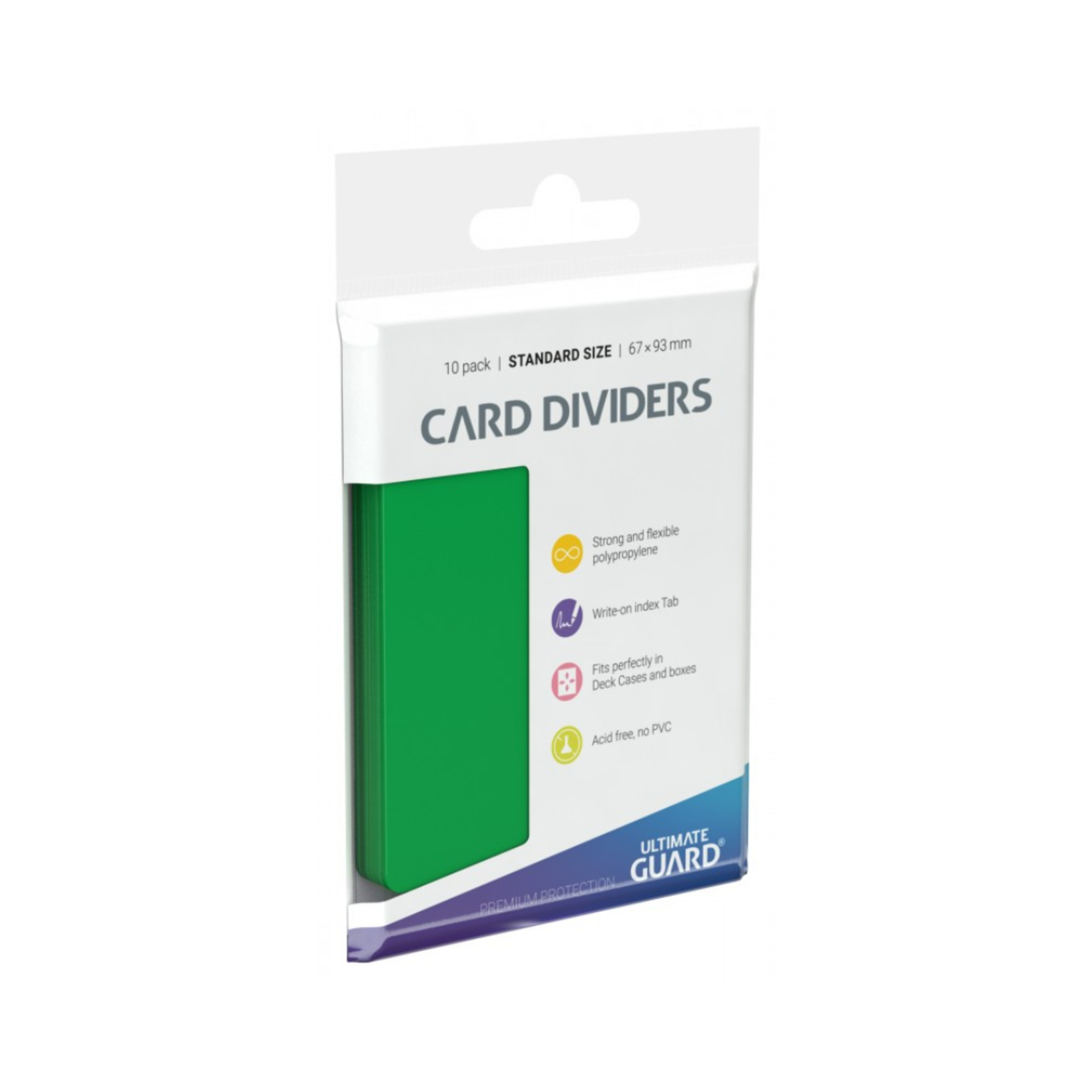 Ultimate Guard Card Divider (10) Green