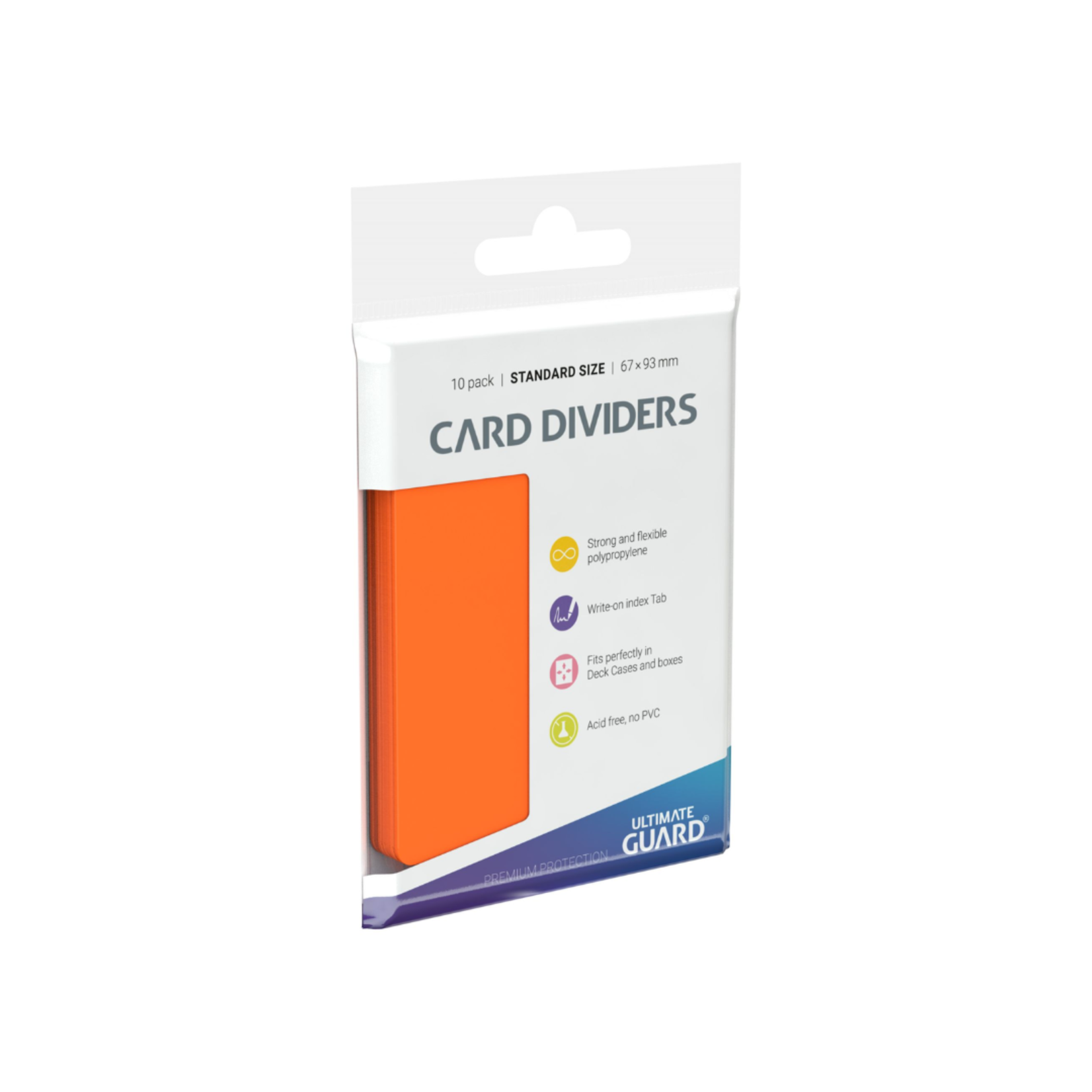 Ultimate Guard Card Divider (10) Orange