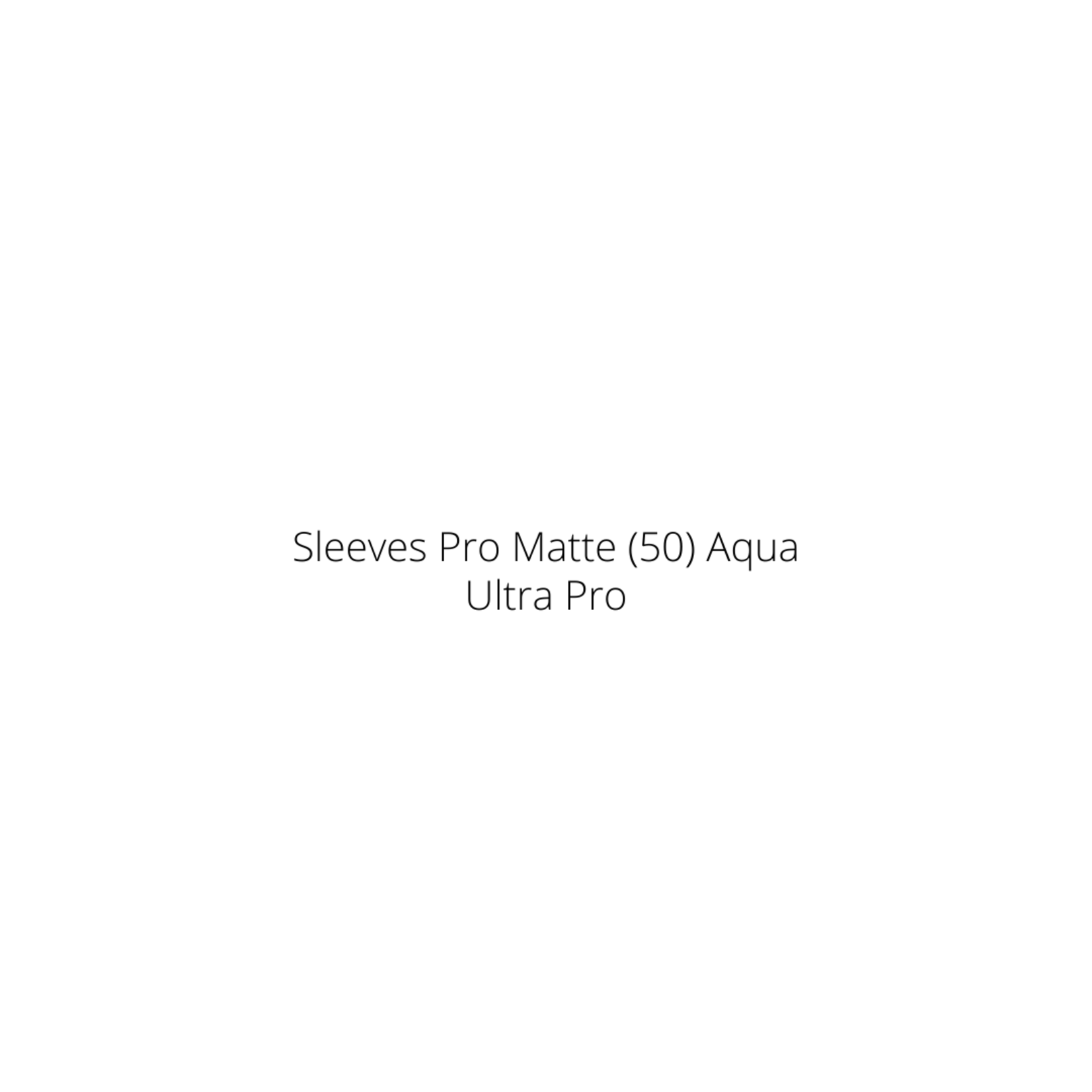 Accessoires Sleeves Deck Protectors (50) Aqua
