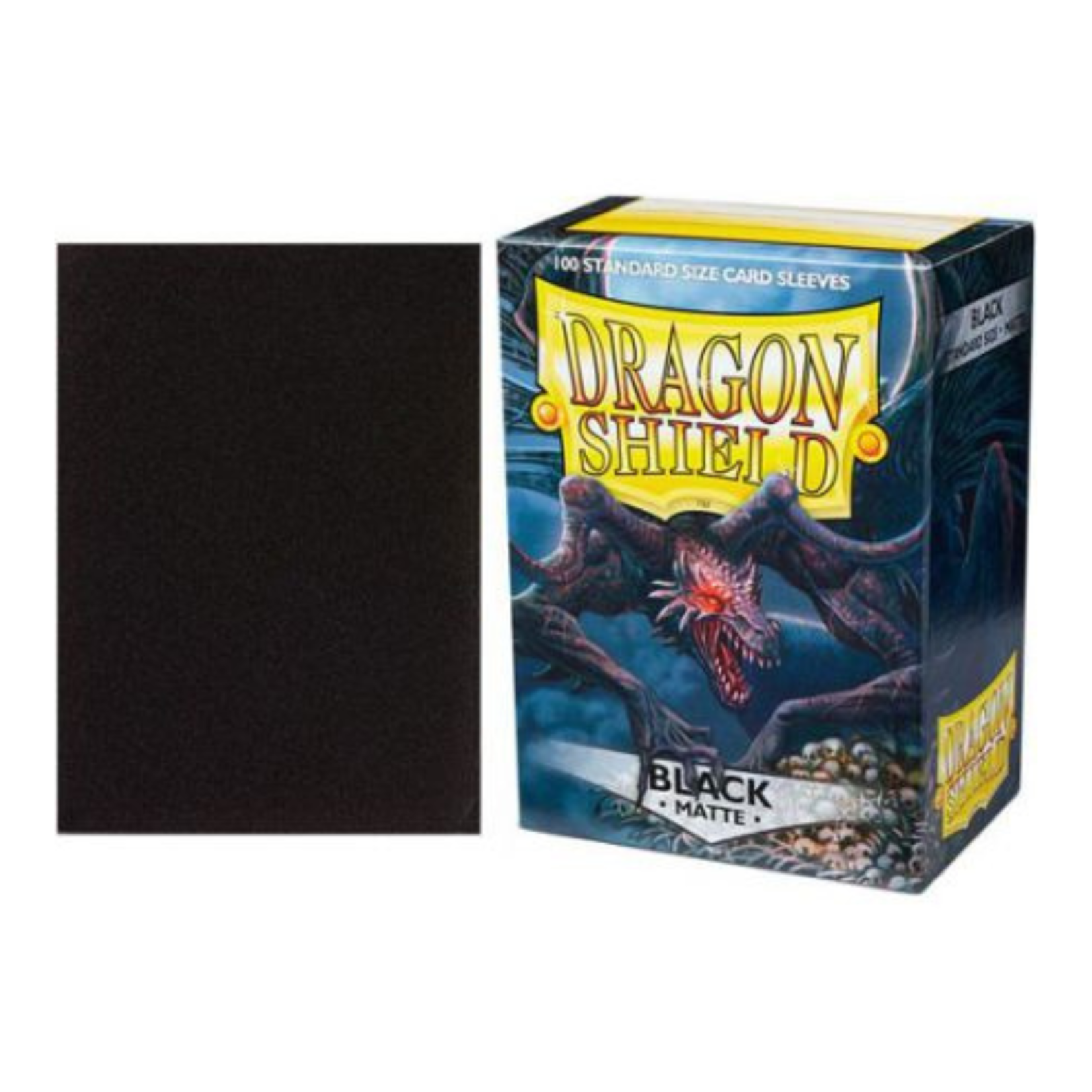 Accessoires Sleeves Dragon Shield - Matte (100) Black